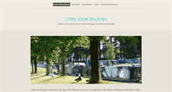 Desktop Screenshot of lymeviewmarina.co.uk