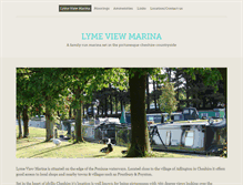 Tablet Screenshot of lymeviewmarina.co.uk